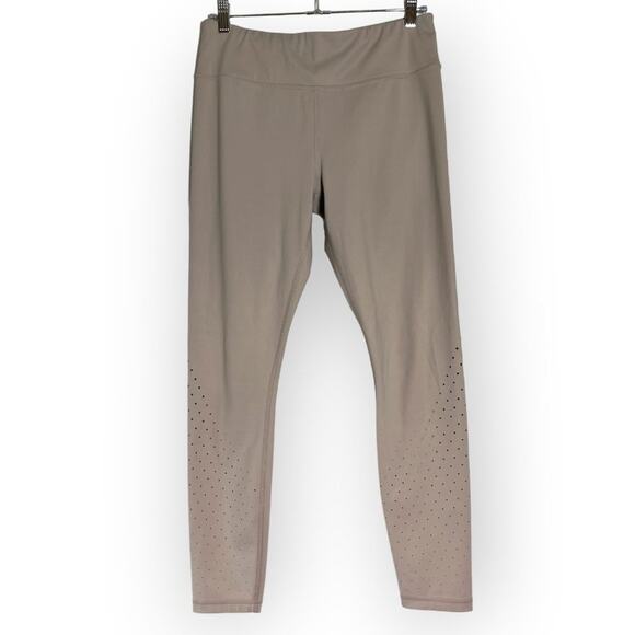 Athleta ContenderĀ Aero 7/8 Tight SIZE M Pebble Gray Zip Pocket Leggings - Picture 1 of 11